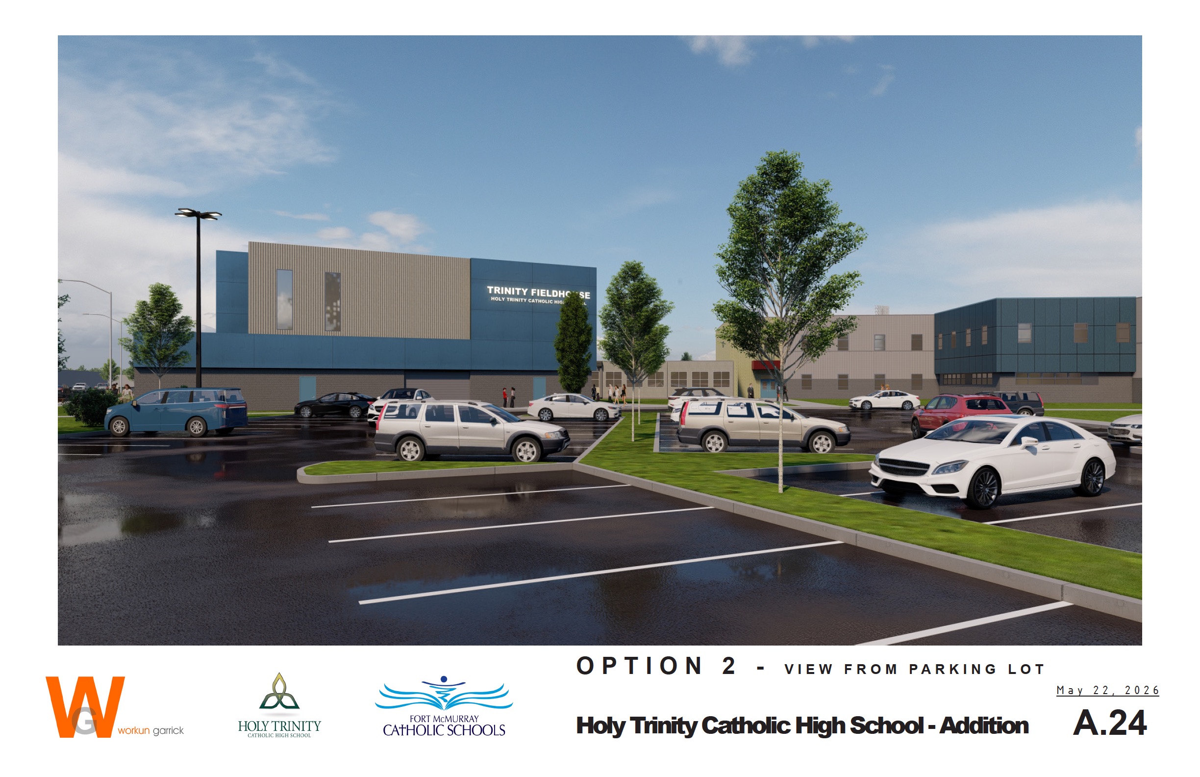 Rendering of HTCHS Addition