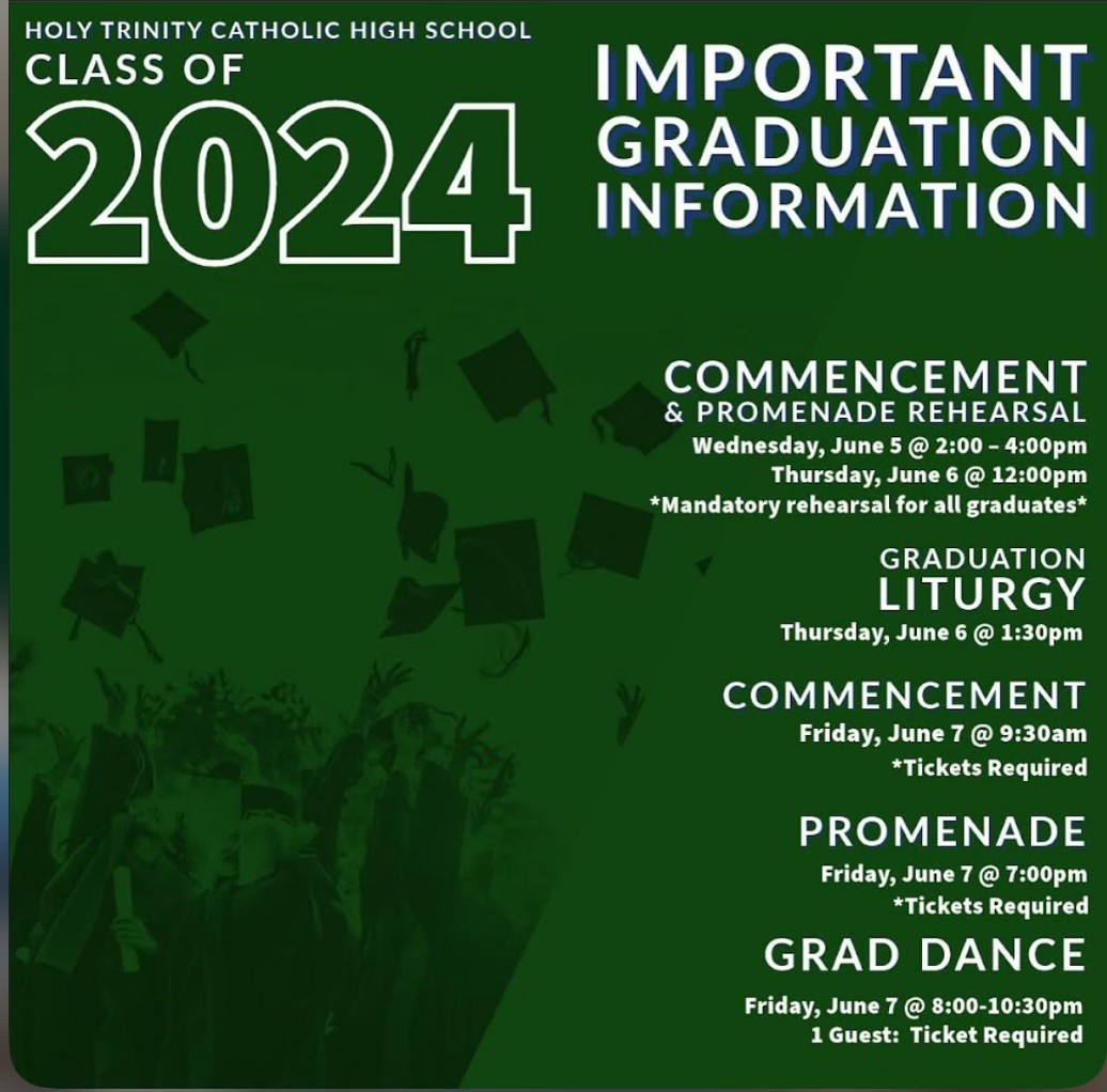 Holy Trinity grad 2024 info