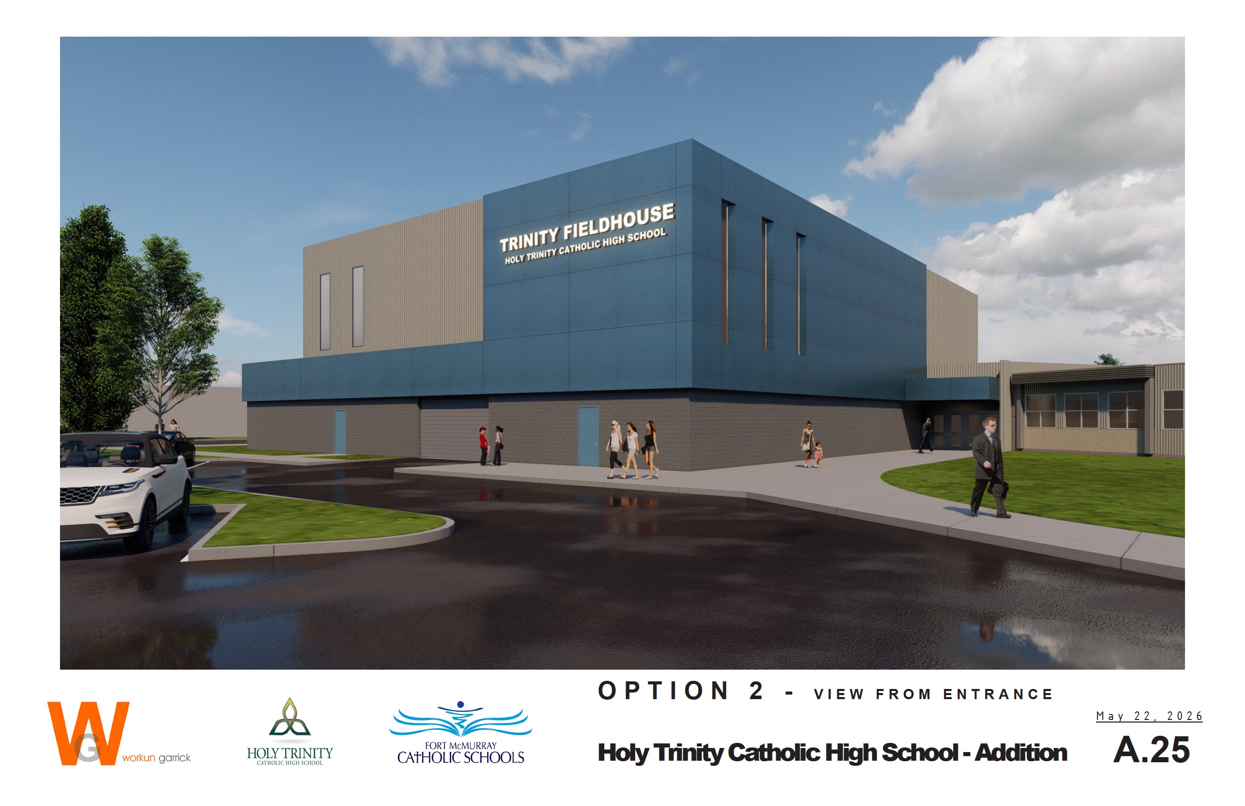 Rendering of HTCHS Addition